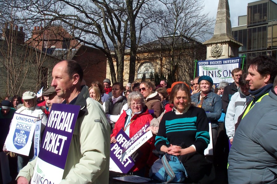 Unison Strike Rally