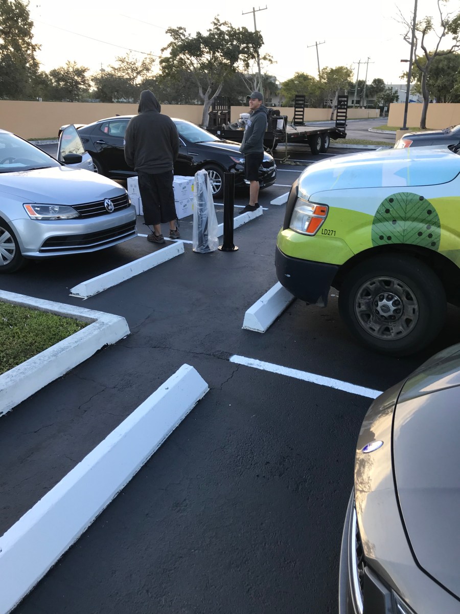 Bernhard Law Firm delivers food to those in need in South Florida.